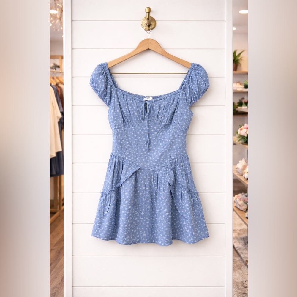 Arizona Jean Company Blue Dairy Rose Jumpsuit